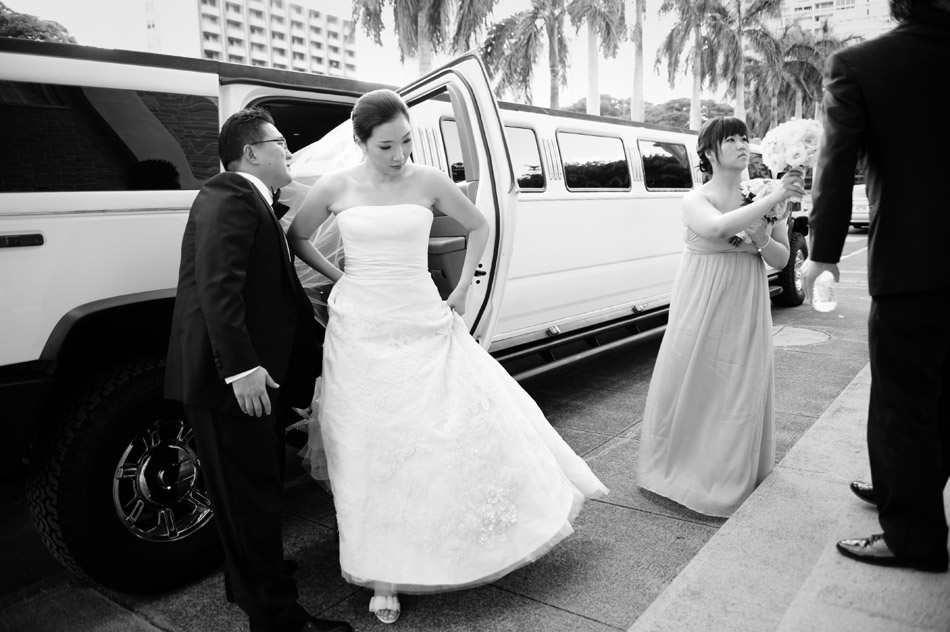 Exiting Limo