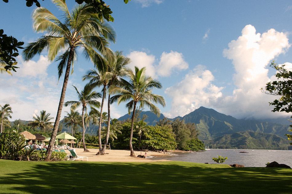 View of Hanalei Bay from St. Regis Princeville