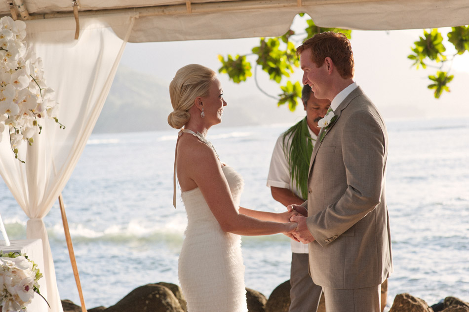 Sunset Wedding Ceremony Princeville Kauai