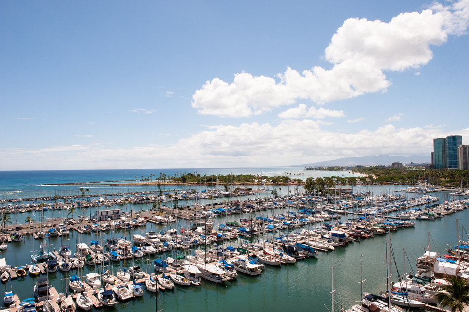 View of Ala Moana Harbour
