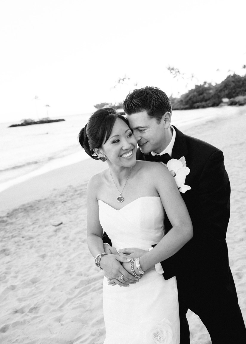 Kahala Beach Bridal Portraits