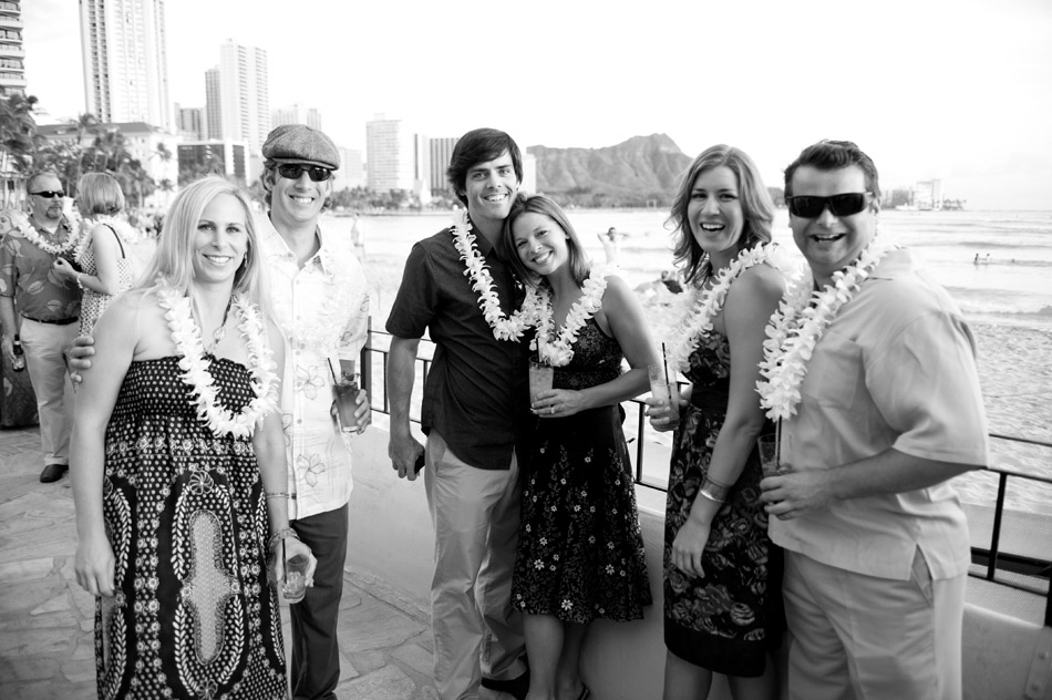 Guests at the Royal Hawaiian Hotel