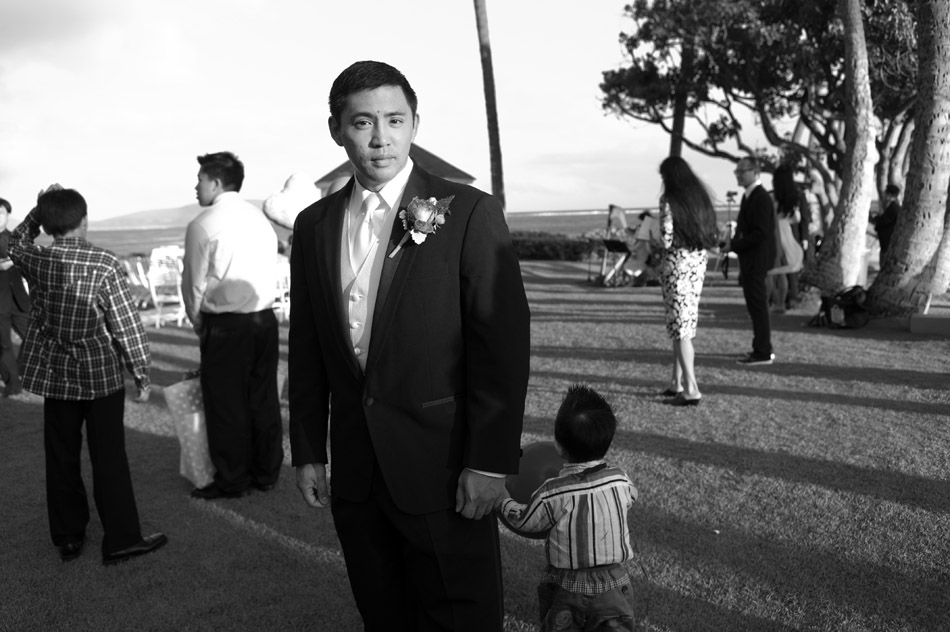 Sonny before Wedding Ceremony