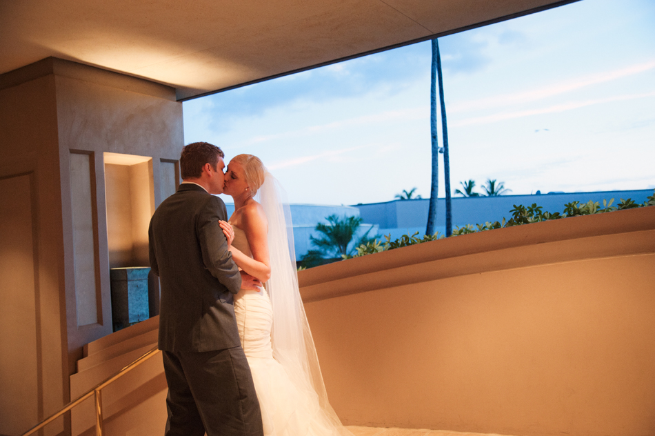 Bride and Groom Waikoloa Terrace