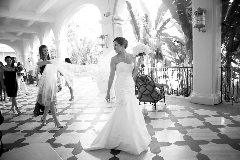 Bride in Christos Gown