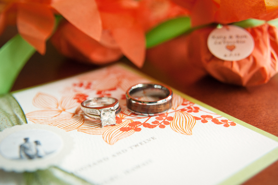 Wedding Ring and Invitation