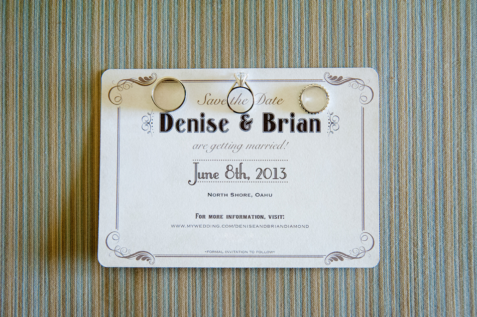 Wedding Rings and Invitation