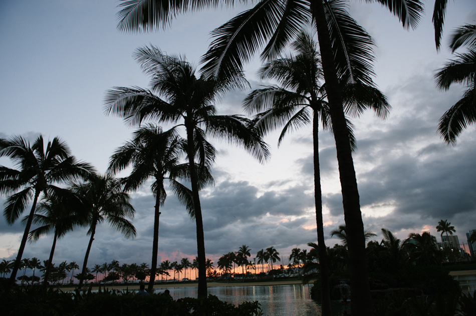 Sunset at Hilton Hawaiian Village