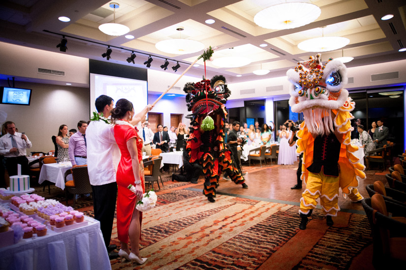 Chinese Lion Dance Wedding