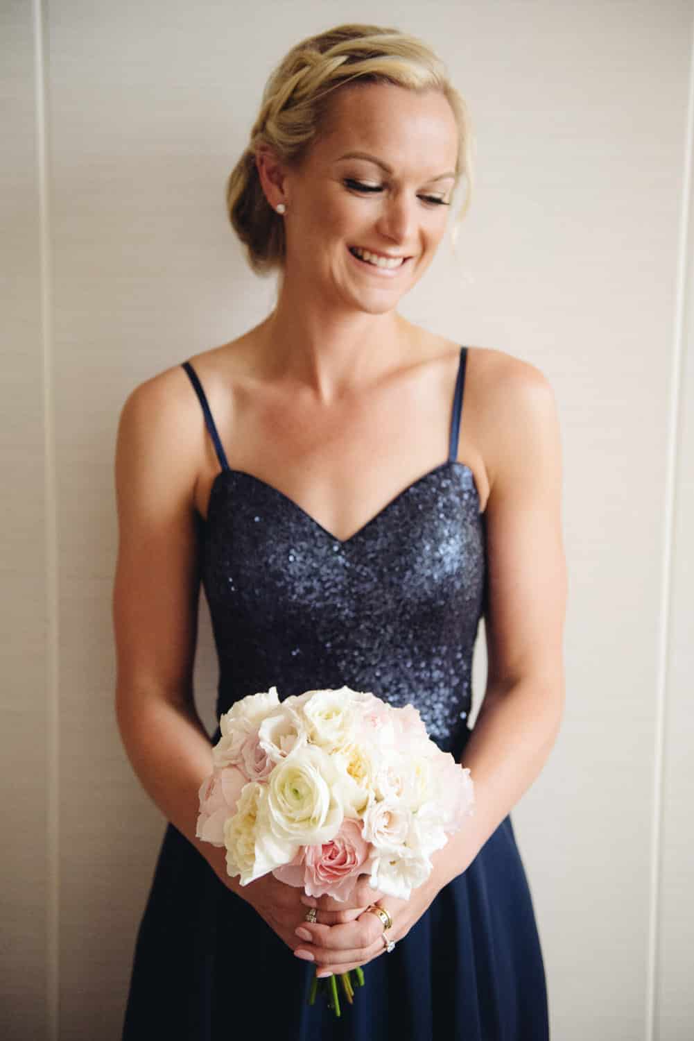 Bridesmaid with Bouquet