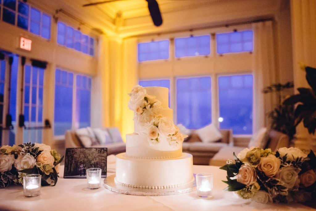 Wedding Cake at Moana Surfrider Grand Salon