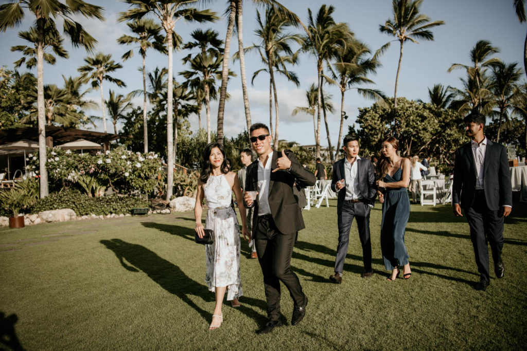 Wedding Guests at Ocean Lawn Four Seasons