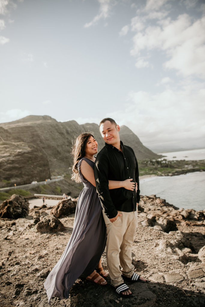 Makapuu East Oahu Engagement Portraits