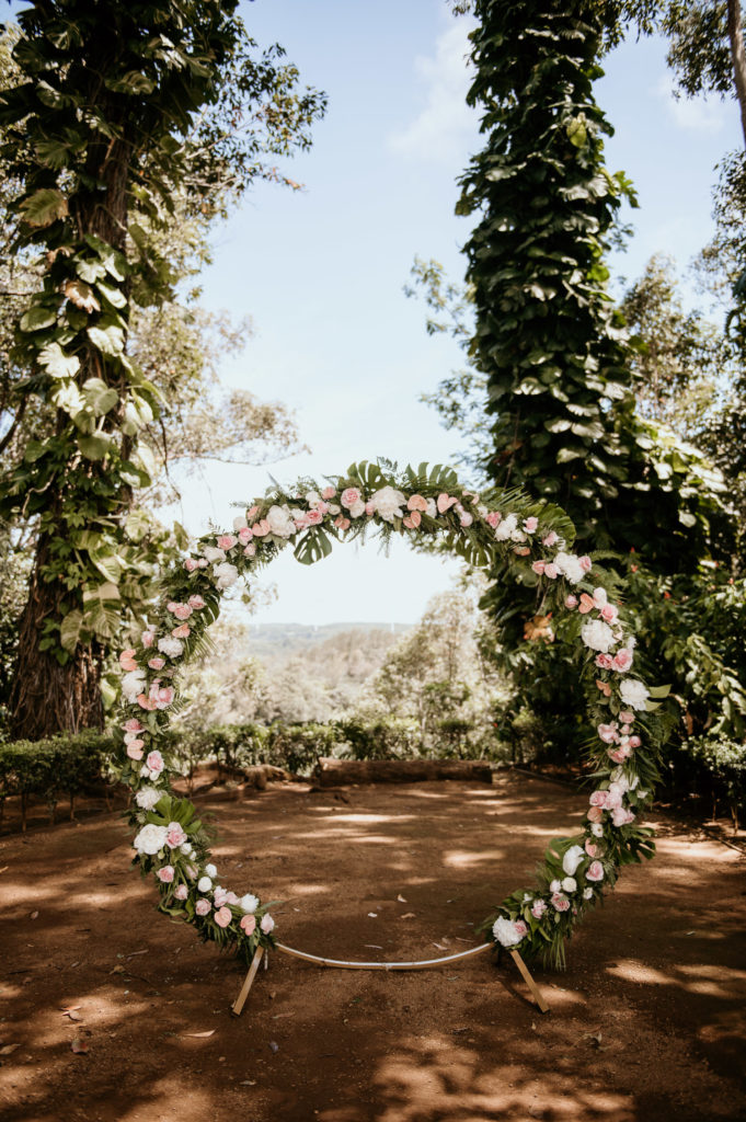 Flower Arch at Sunset Ranch Hawaii